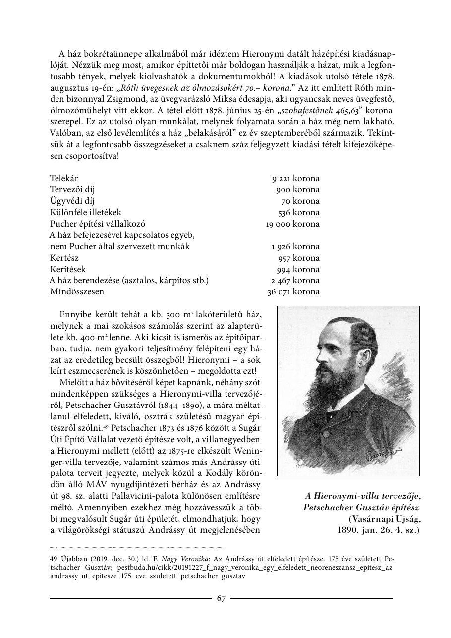 Az eredeti tanulmány 67. oldala